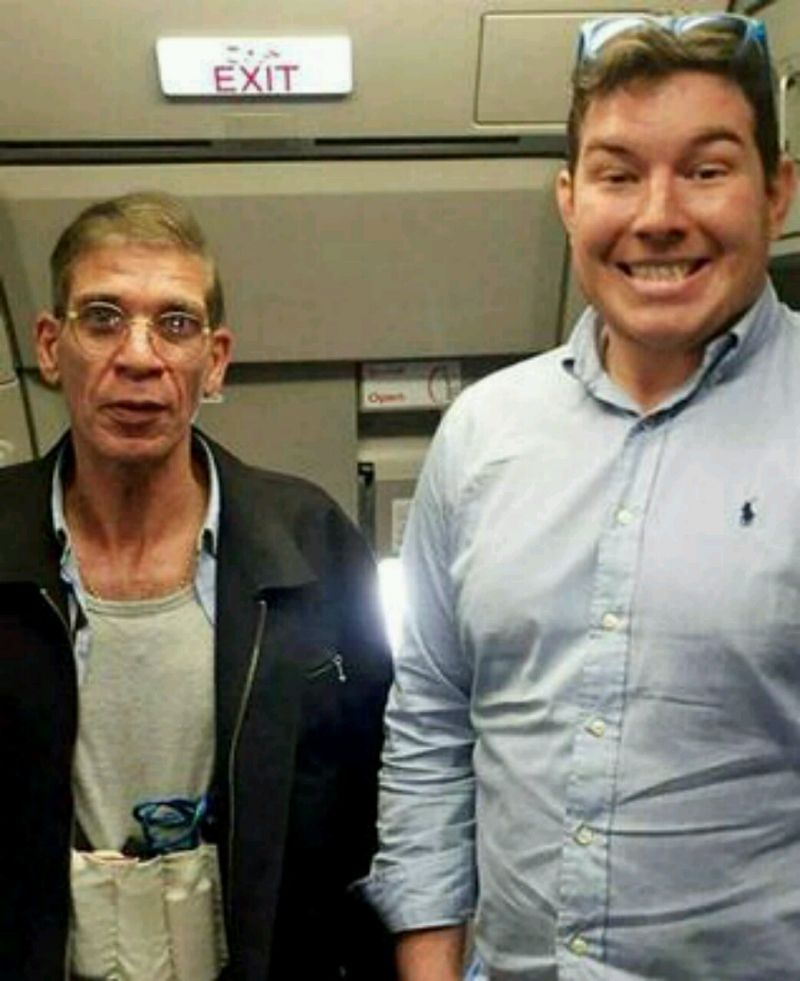 Benjamin’s selfie with EgyptAir hijacker