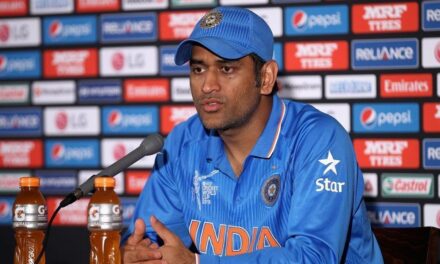 ‘Captain Cool’ lashes out at a journalist after yesterday’s match