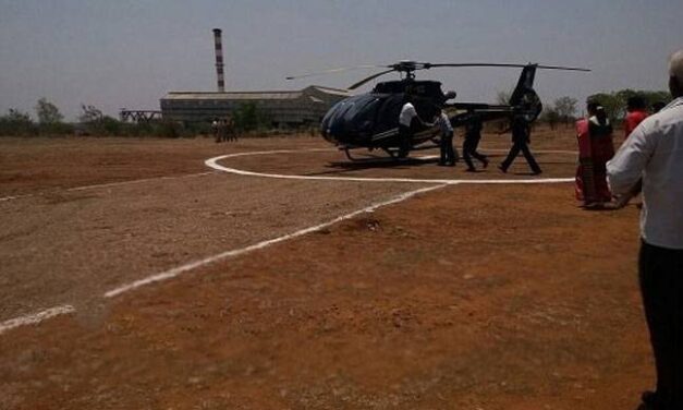 10,000 liters of water wasted for minister’s helicopter landing in Latur