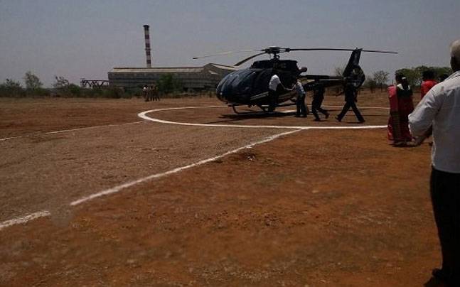 5000 liters of water wasted for minister's helicopter landing in Latur