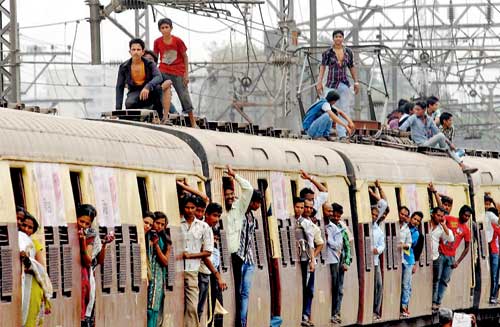 Another youth gets shock of his life while traveling atop local train