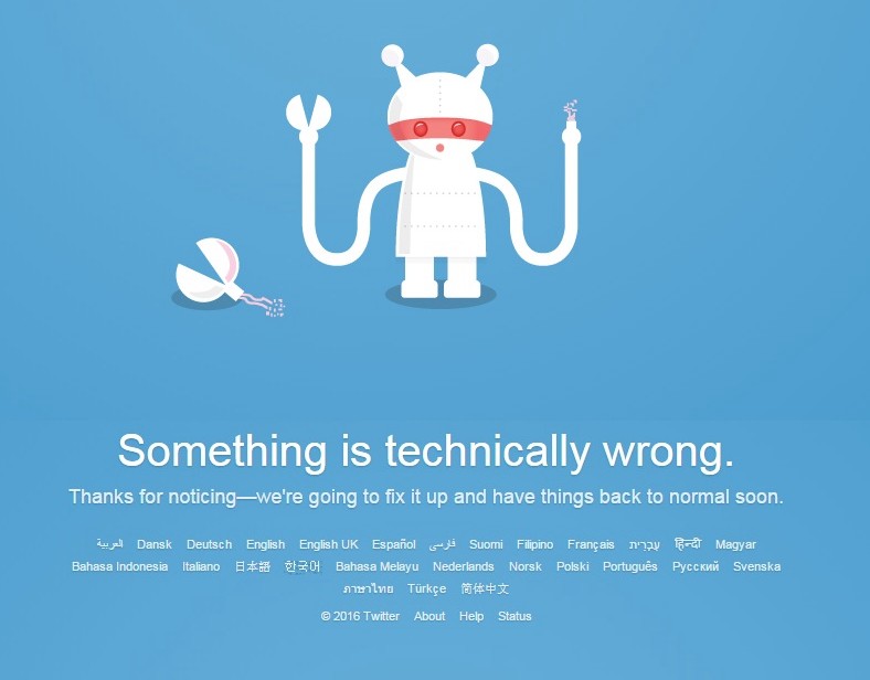 Did you know Twitter stopped working  for a good 40 minutes this morning?