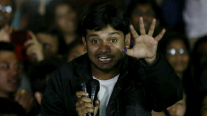 Kanhaiya greeted with stones, shoes at Ambedkar Rally in Nagpur 2