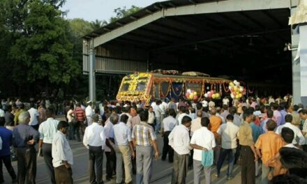 In Pictures: Mumbai’s 1st AC local flagging off from Chennai