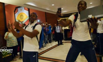 Video of Windies team celebration going viral
