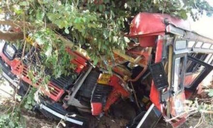 18 injured in a ST bus accident near Lonavala