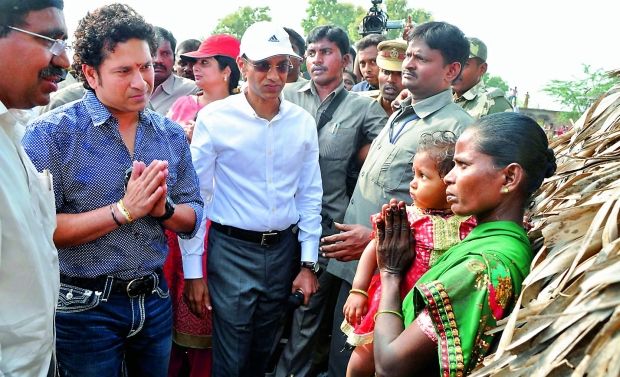 Drought-hit village loses out on aid provided by Sachin Tendulkar