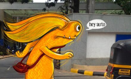 In pictures: Artist adds ‘monsters’ to daily life in Mumbai