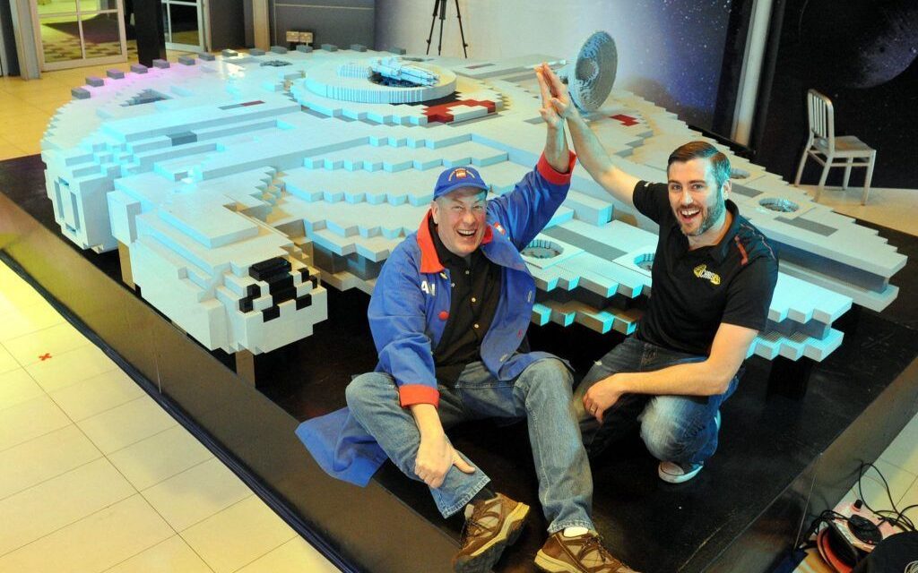 In Pictures: Lego pays tribute to Star Wars by building worlds largest Millennium Falcon