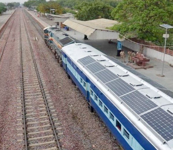 India’s first solar-powered train to run by the end of this month