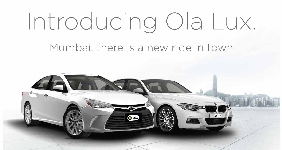 Mumbaikars can now book a Merc, Jaguar or BMW with Ola