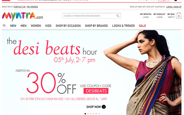 Myntra to relaunch desktop website within a month