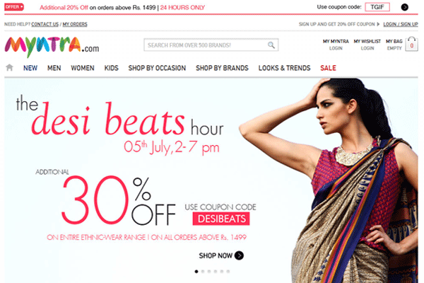 Myntra to relaunch desktop website within a month