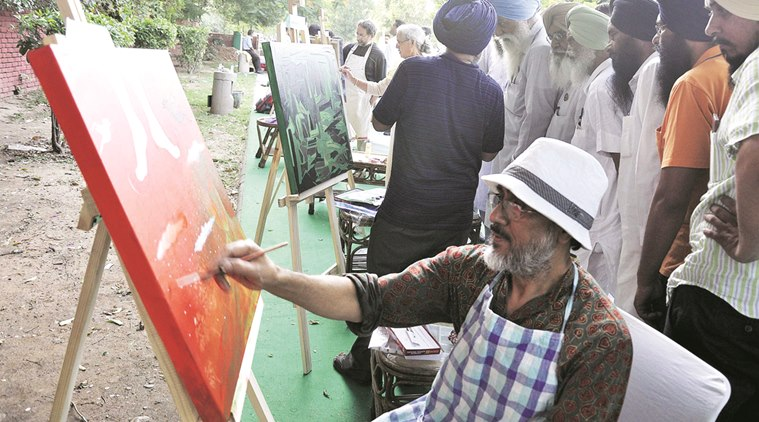 NGO gets 15 artists to depict farmer's plight on canvas 1