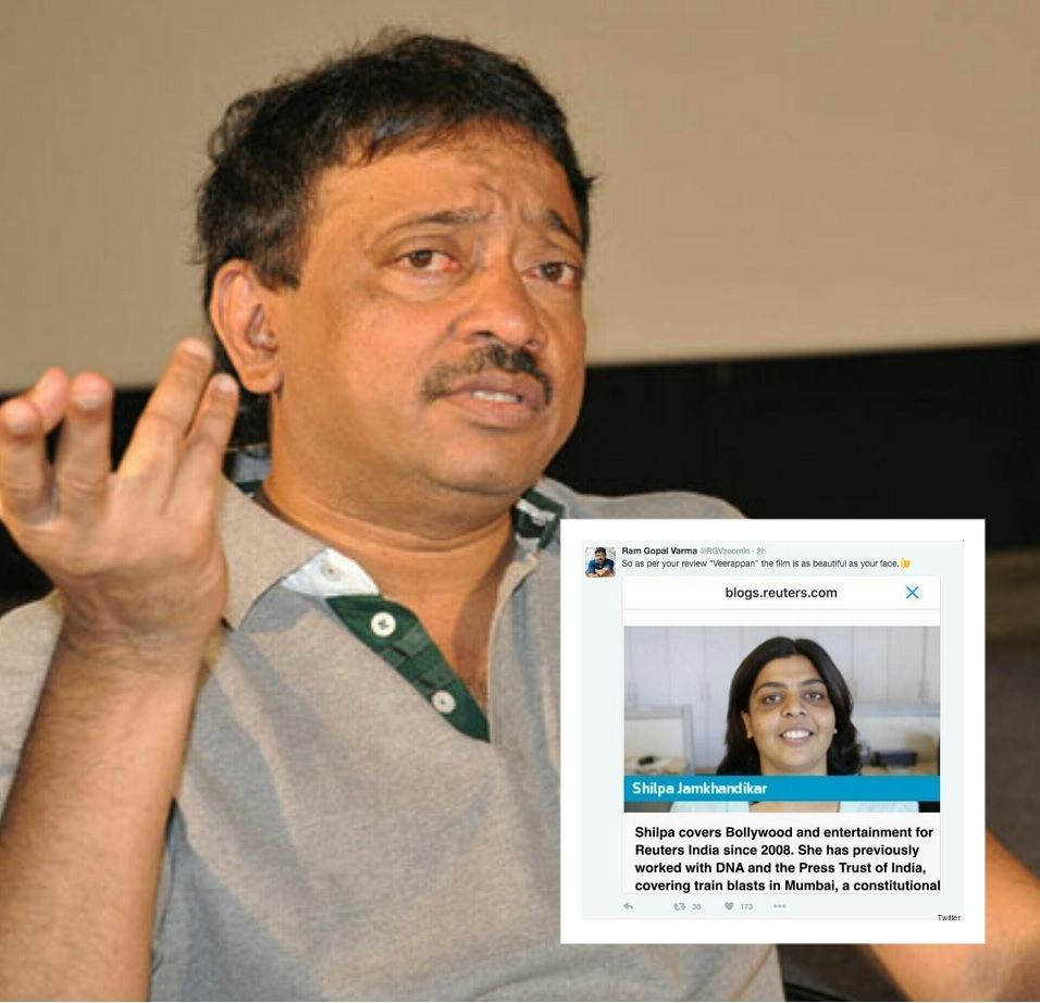 Ram Gopal Varma insults female journalist over her 'Veerappan' review