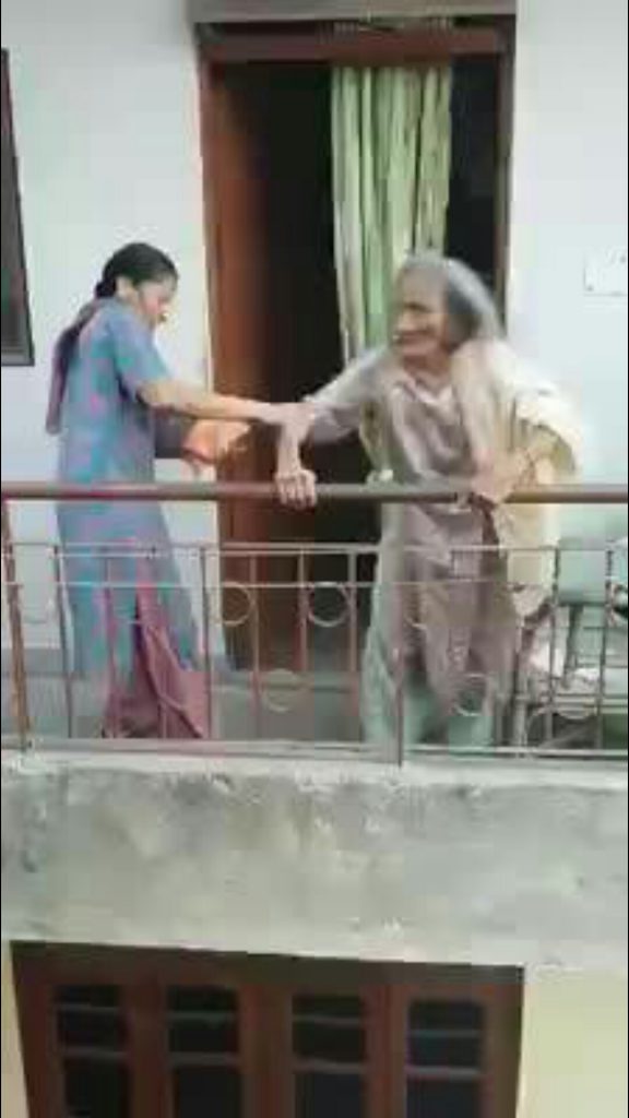 Video: Woman assaults her 85-year-old mother, neighbours record the incident