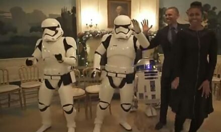 Viral Video: Barack and Michelle Obama celebrate ‘Star Wars Day’ by dancing with Stormtroopers
