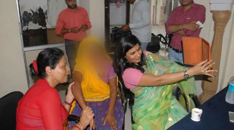 Picture of woman commission members clicking selfie with 'rape victim' goes viral