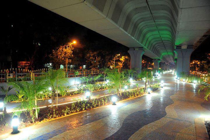 Stunning pictures of Mumbai's first garden-under-flyover at Matunga 4