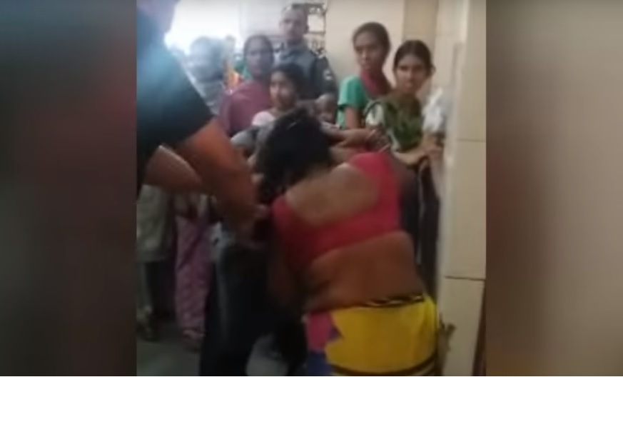 Video: Guard brutally assaults woman for breaking line at hospital