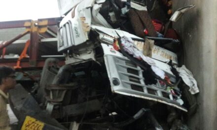 2 dead after trailer rams into Eastern Freeway pillar at BPT Road in Sewri