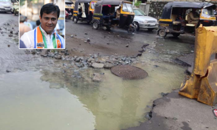 MNS threatens to kidnap senior BMC official if potholes near Dadar aren’t fixed