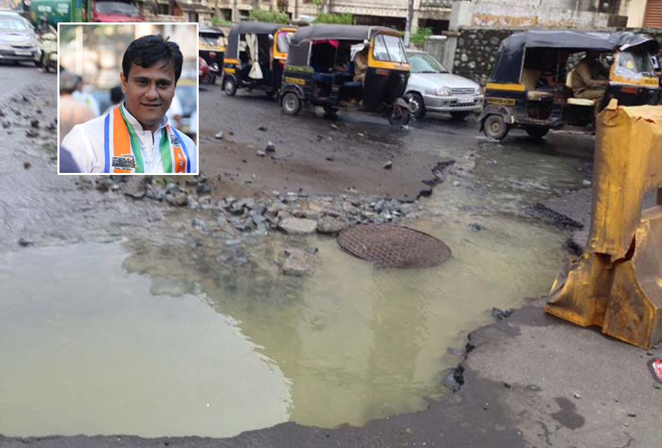 MNS threatens to kidnap senior BMC official if potholes near Dadar aren’t fixed