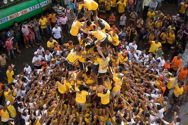No height restrictions for human pyramids on Dahi Handi this year