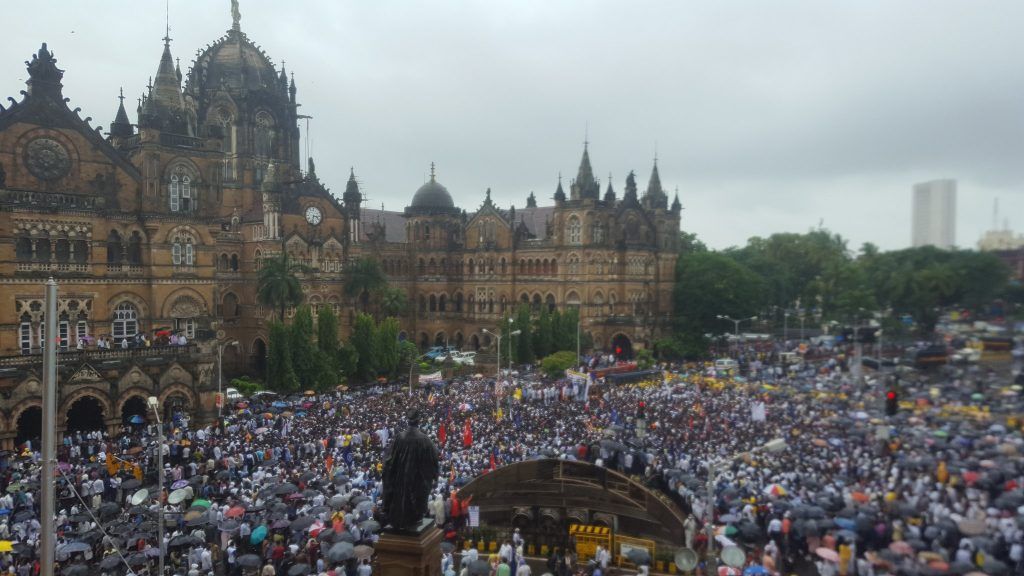 SoBo comes to a halt as thousands gather to protest against demolition of Ambedkar Bhavan