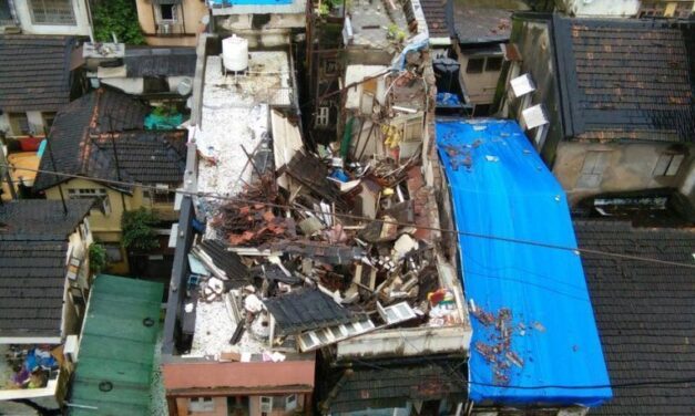 Top floor of Pathare House building in Girgaon collapses, 3 feared trapped