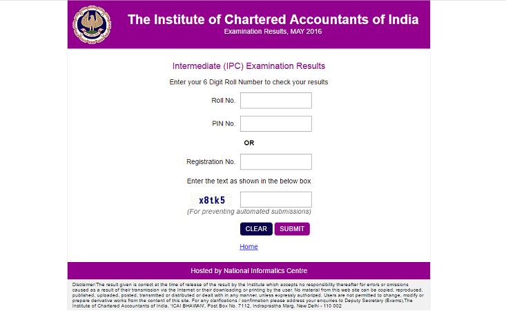 CA Intermediate (IPC) exam 2016 result out today 1