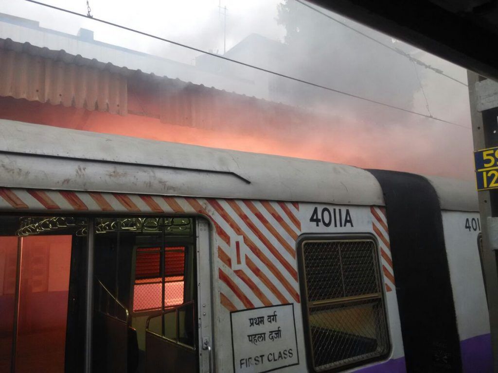Electrical failure results in fire at Virar railway station, services affected 1