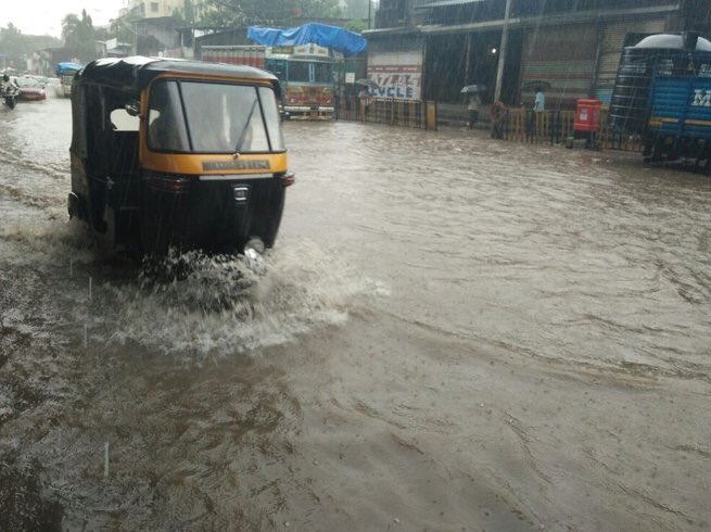 In Pictures:  Here's Mumbai on a rainy Friday 13