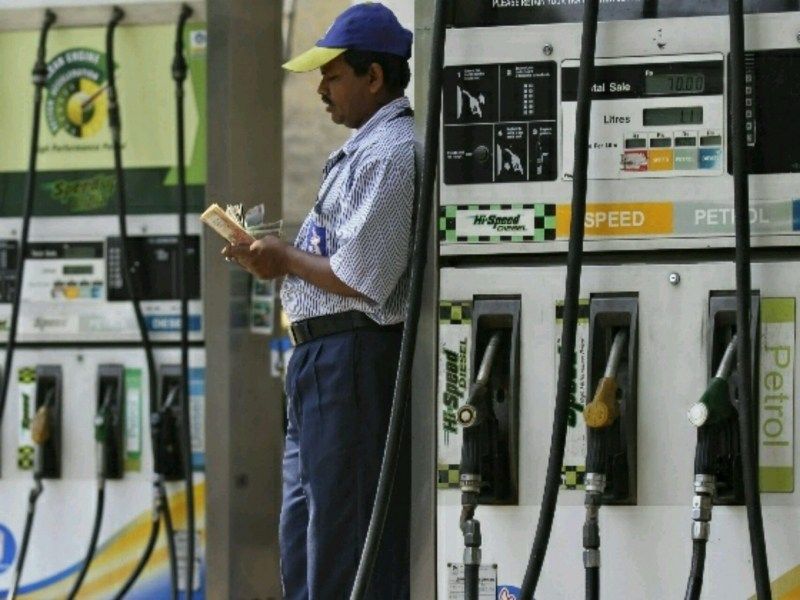 Petrol price hiked by Rs 3.38, diesel by Rs 2.67 from midnight