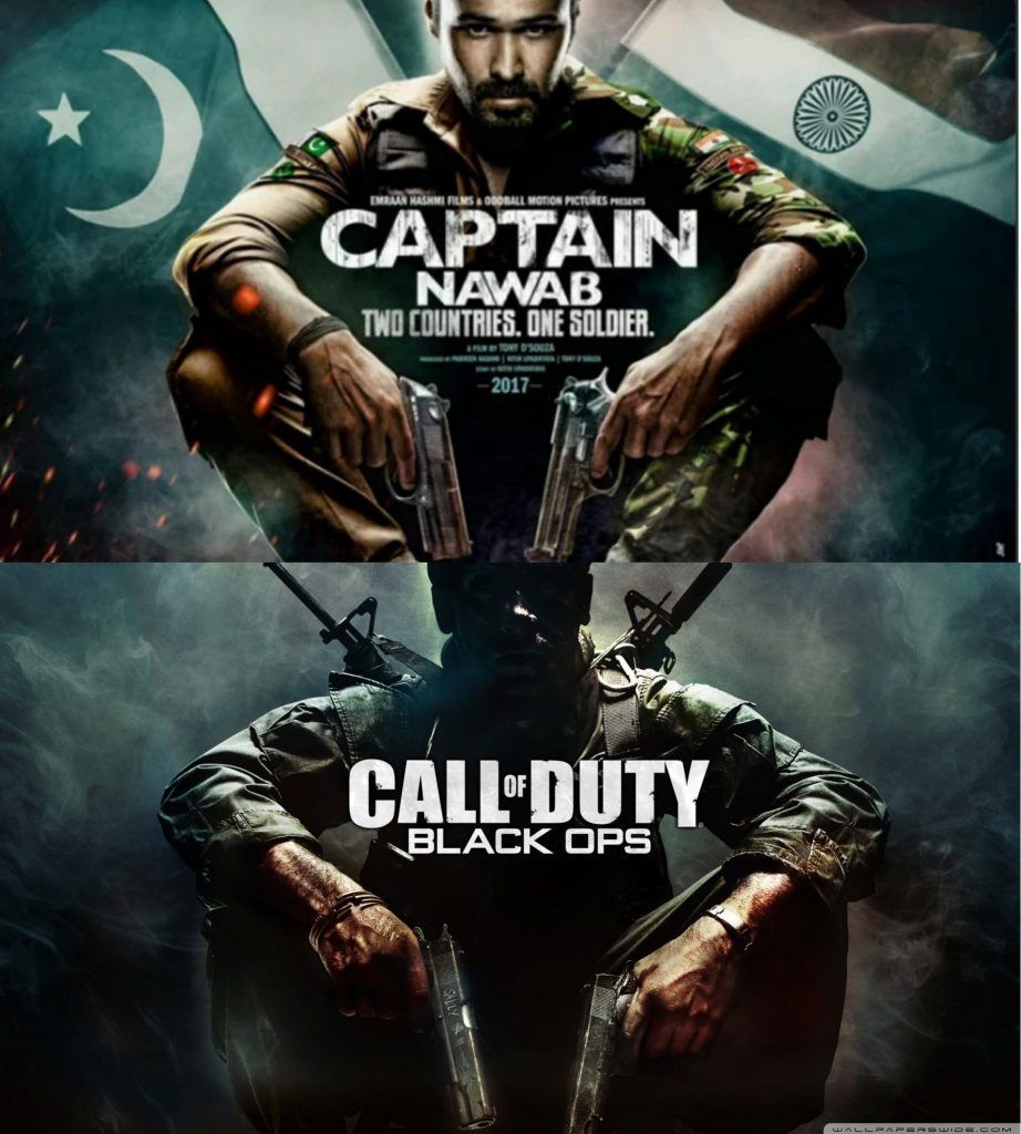 Poster of Emraan Hasmi's maiden production copied from 'Call of Duty'