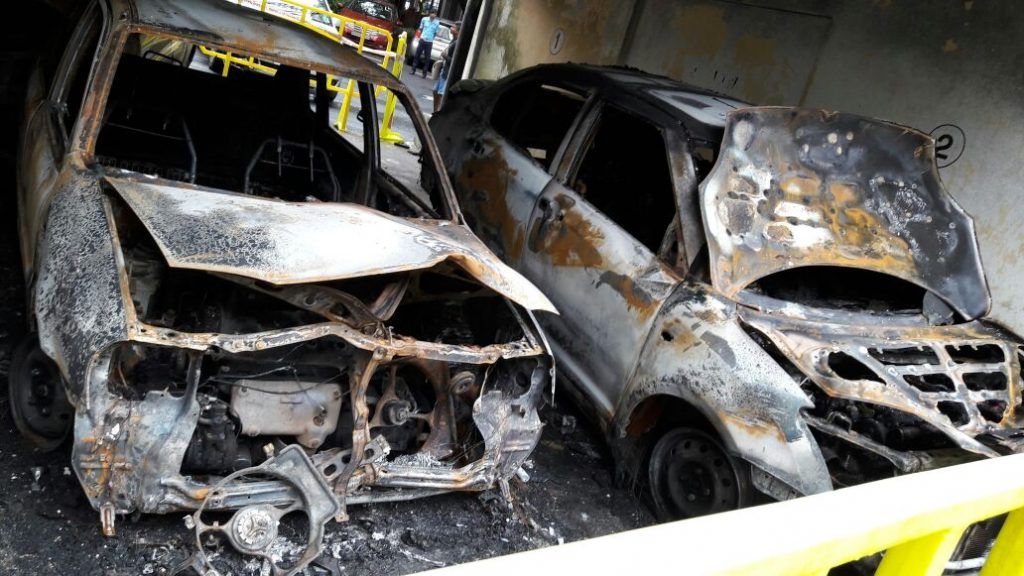 20 two-wheelers, 4 cars gutted in fire at Navy Nagar in Colaba