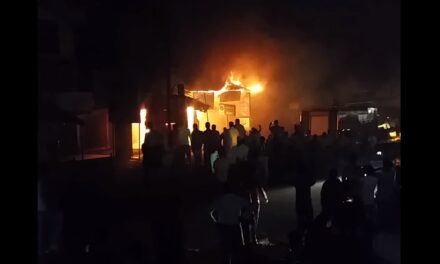 Video: Wine shop, ATM completely gutted by fire in Lonavala