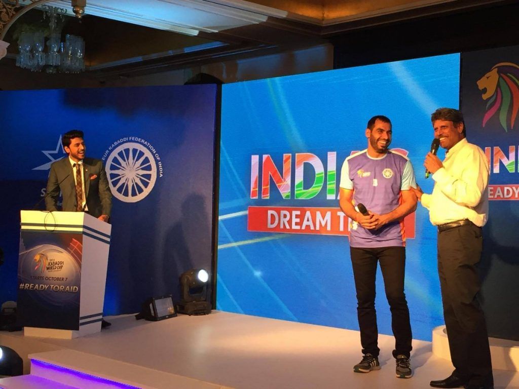 Indian team for Kabaddi World Cup 2016 announced, Anup Kumar named captain