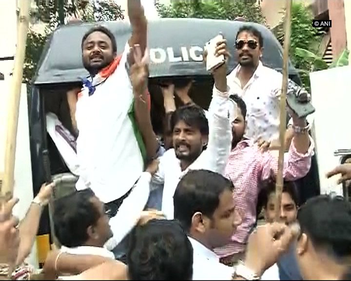 Over 100 MNS workers stage protest outside Karan Johar’s Bandra residence