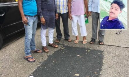 BMC repairs pothole near JJ hospital after biker’s death, angry locals demand action against officials