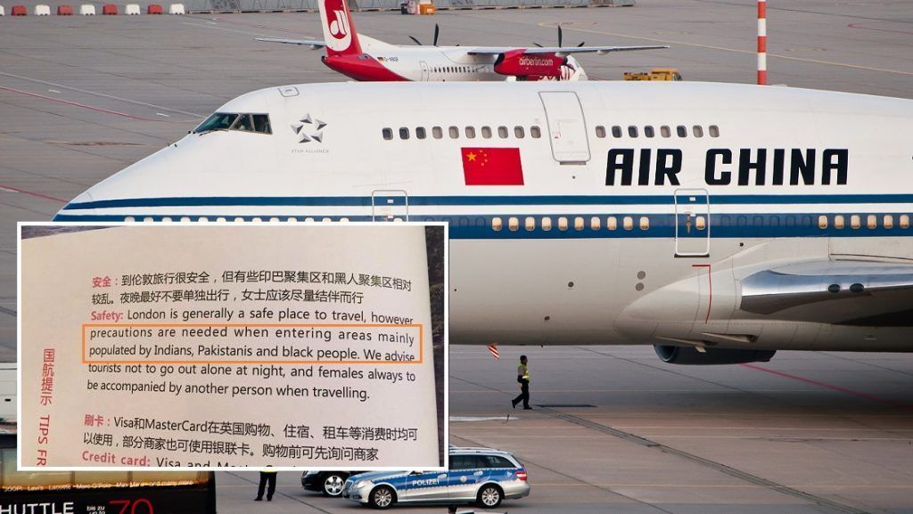 Chinese airline asks London passengers to avoid Indian areas, gets slammed for racist comment