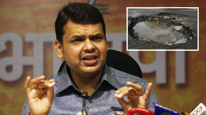 Fix all potholes in Mumbai within 15 days: CM tells civic agencies