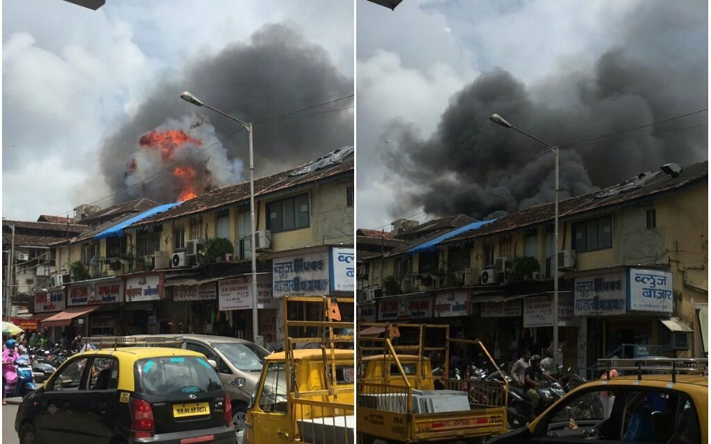 Fire breaks out at residential building in Mazgaon, 8 fire engines on spot