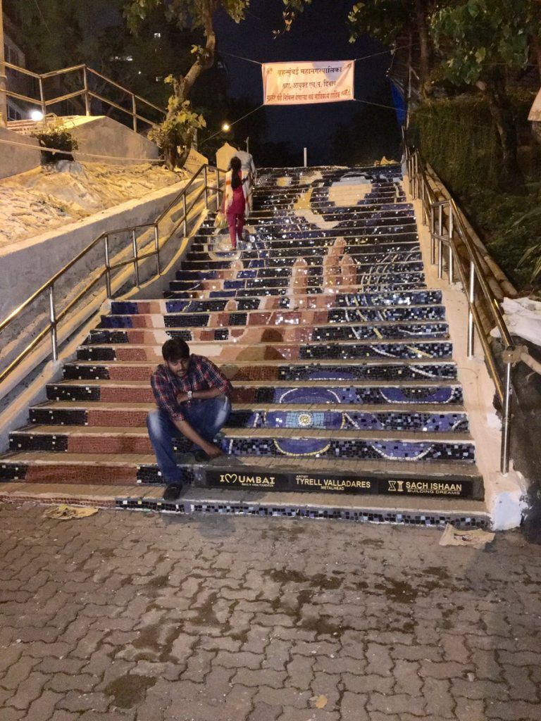 In Pictures: Steps of Mount Mary Church get an artistic makeover ahead of Bandra Fair 3