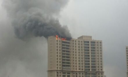 Massive fire reported at top floor of Hiranandani high-rise in Kandivali