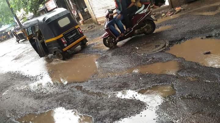 Ulhasnagar woman falls off bike due to pothole, gets run over by truck