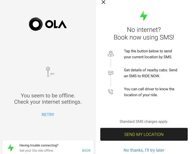 Ola launches ‘fully offline’ booking facility in Mumbai & other cities