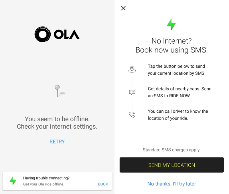 Ola launches 'fully offline' booking facility in Mumbai & other cities