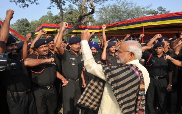PM launches #Sandesh2Soldiers campaign, urges Indians to send messages to soldiers this Diwali
