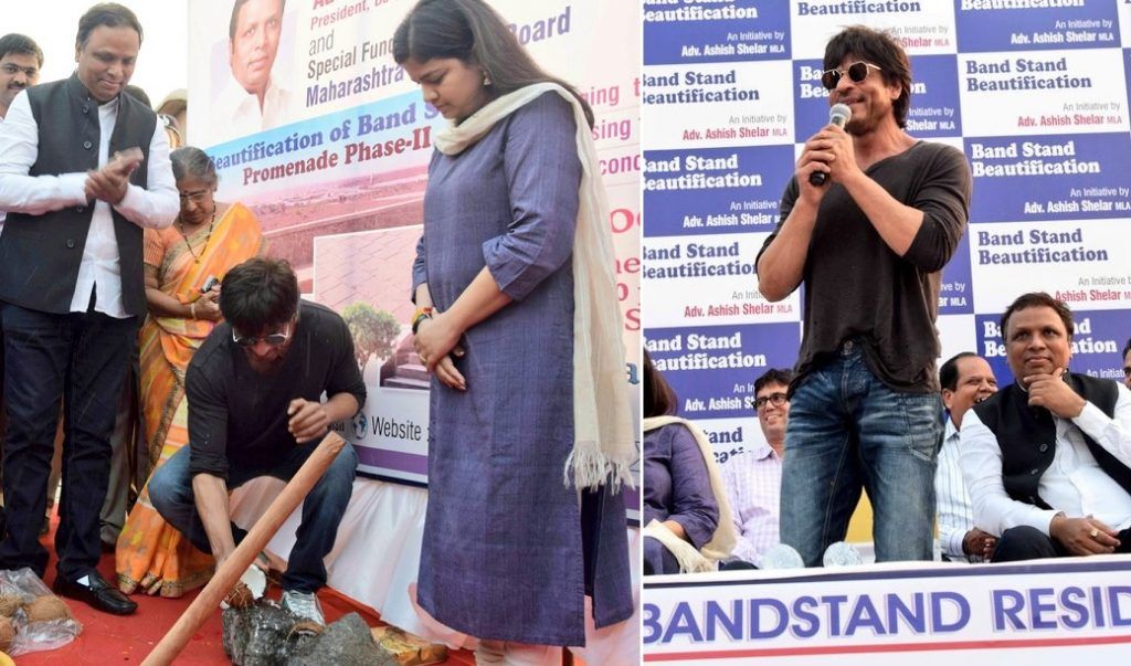 Shah Rukh Khan lends support to Bandra Bandstand beautification project